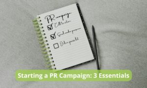 Starting a PR Campaign